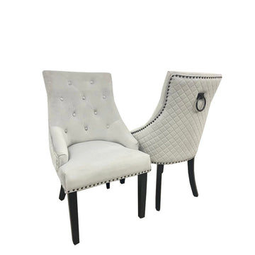 Bentley Black Leg Dining Chair - The Outlet Home