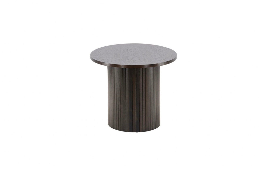 Bianca Oval Sofa Table Mocca - The Outlet Home