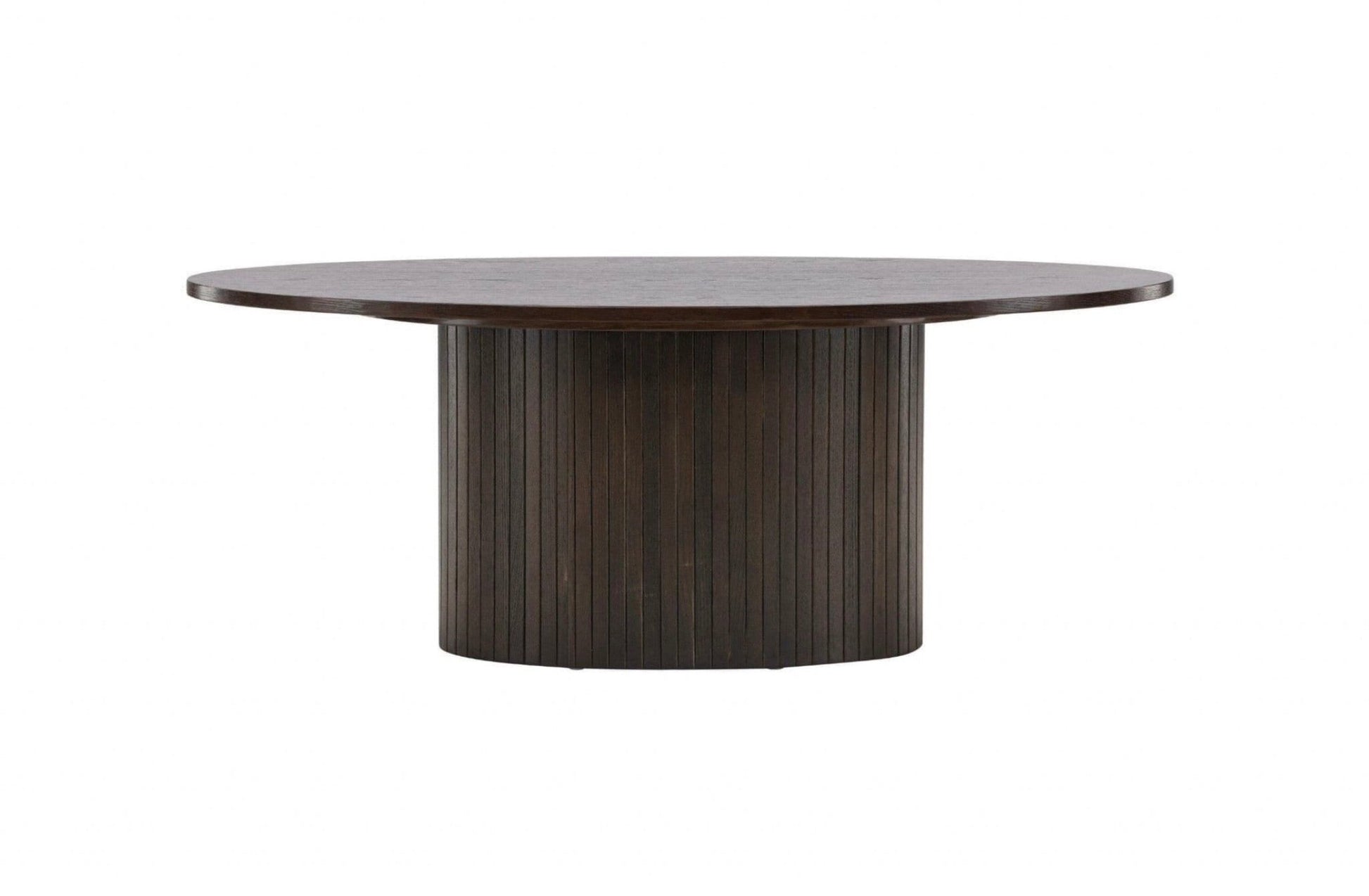 Bianca Oval Sofa Table Mocca - The Outlet Home