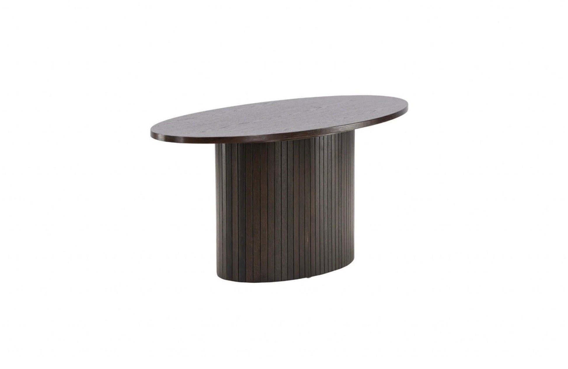 Bianca Oval Sofa Table Mocca - The Outlet Home