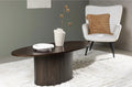 Bianca Oval Sofa Table Mocca - The Outlet Home