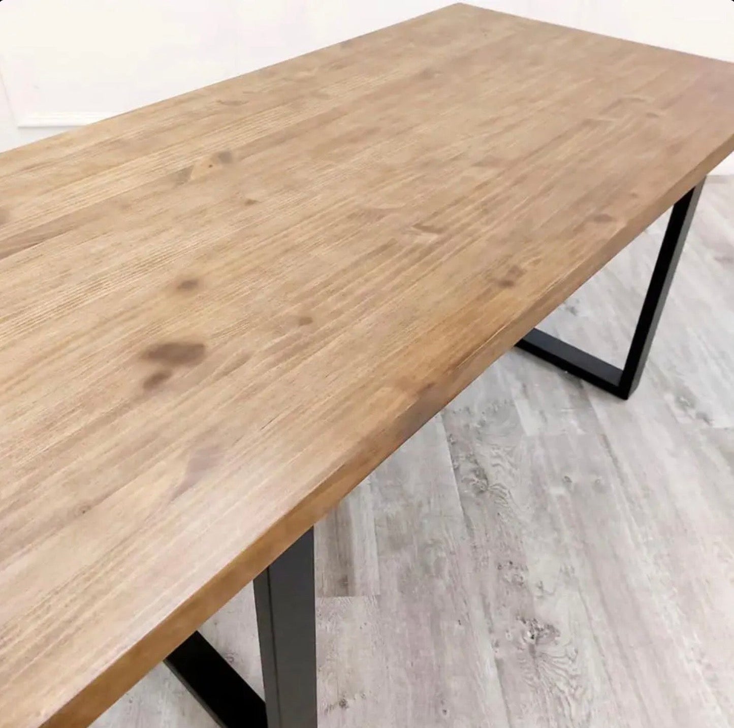 Brand new Freya 1.8 Dining Table Solid Wood with 4 or 6 Etta Chairs - The Outlet Home