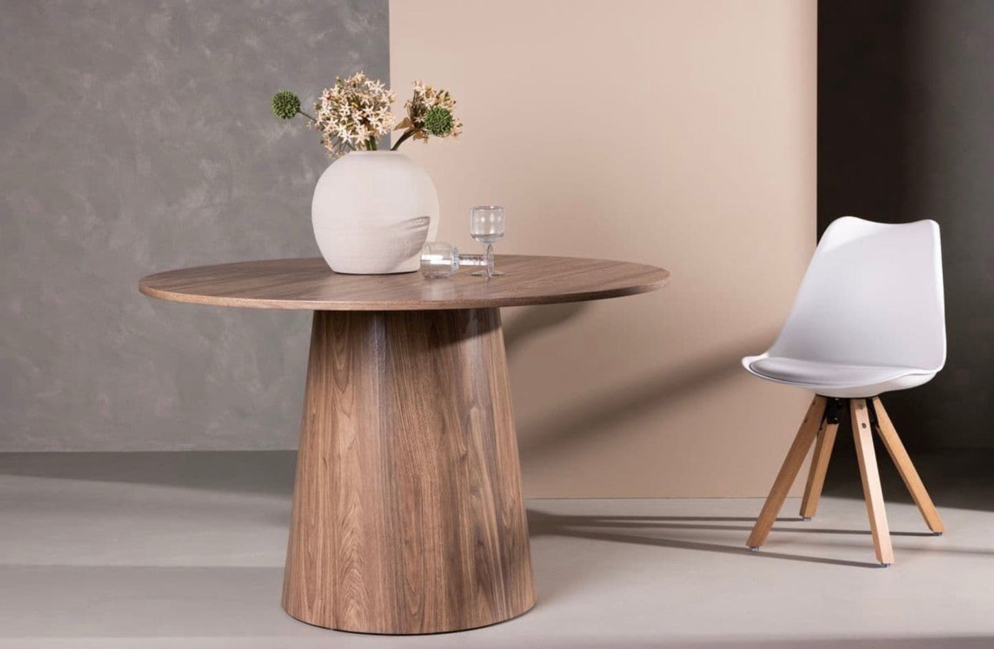 Lanzo Round Dining Table 120cm - The Outlet Home