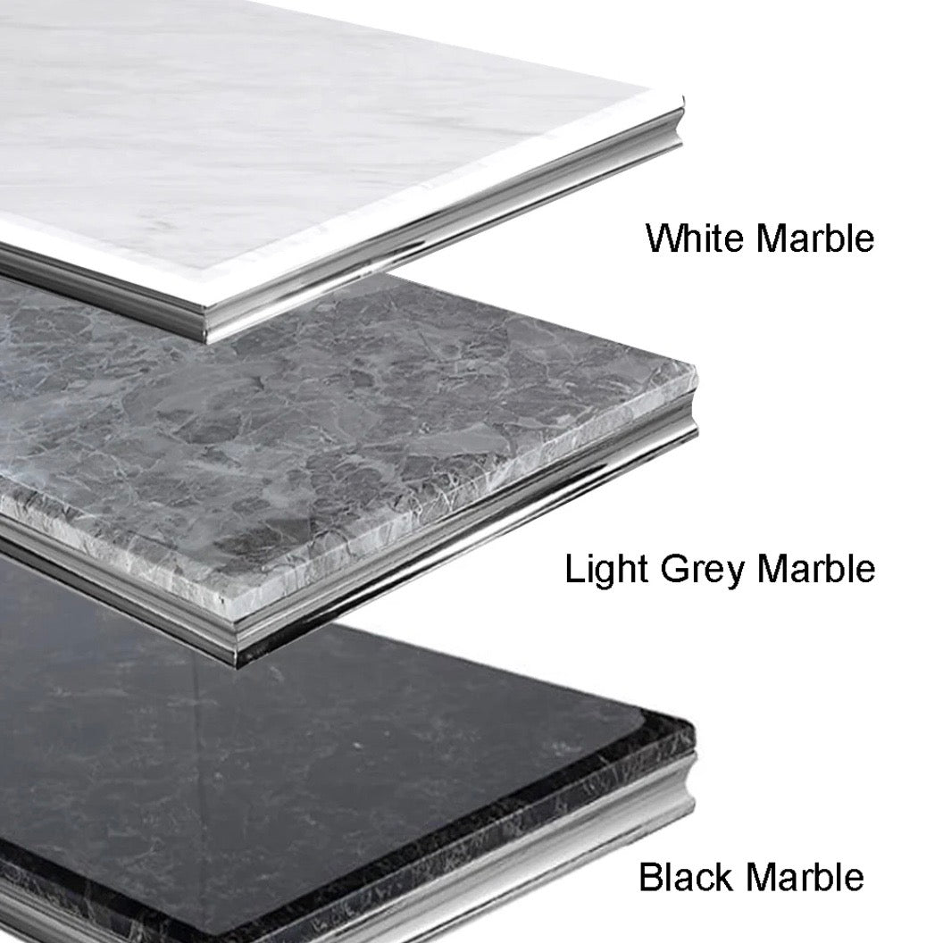 Louis Chrome Coffee Table - The Outlet Home