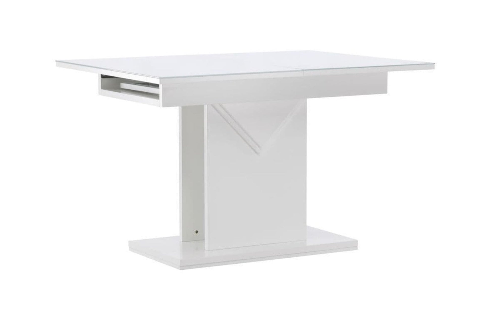 Pluto Rectangular Extendable Dining Table 120cm - 160cm - The Outlet Home