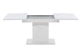 Pluto Rectangular Extendable Dining Table 120cm - 160cm - The Outlet Home
