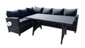 Rio Rattan Corner Sofa Dining Set - The Outlet Home