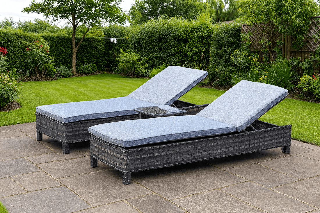 St Tropez Sun lounger Set Delivery Early August - The Outlet Home