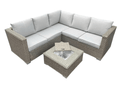 Stockholm Rattan Corner Sofa Set WITH Ice Bucket Coffee Tbale - The Outlet Home