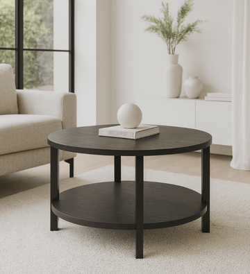 Zino Black Coffee Table - The Outlet Home