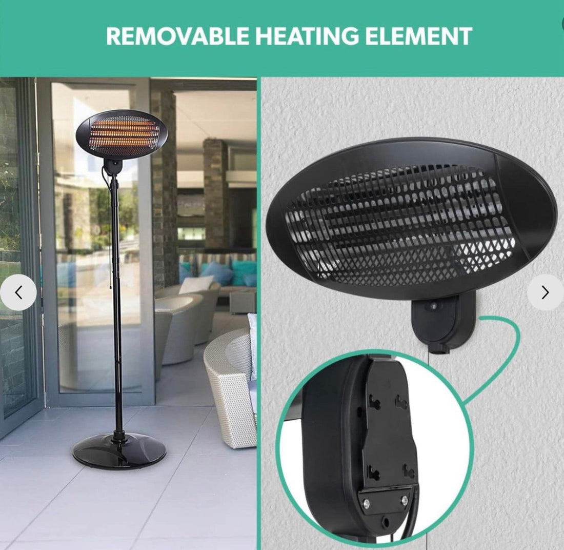 2Kw Electric Patio Heater - The Outlet Home