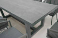 Alize Luxury Aluminium 8 Seat Dining Set - Pre Order April - The Outlet Home