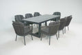 Alize Luxury Aluminium 8 Seat Dining Set - Pre Order April - The Outlet Home