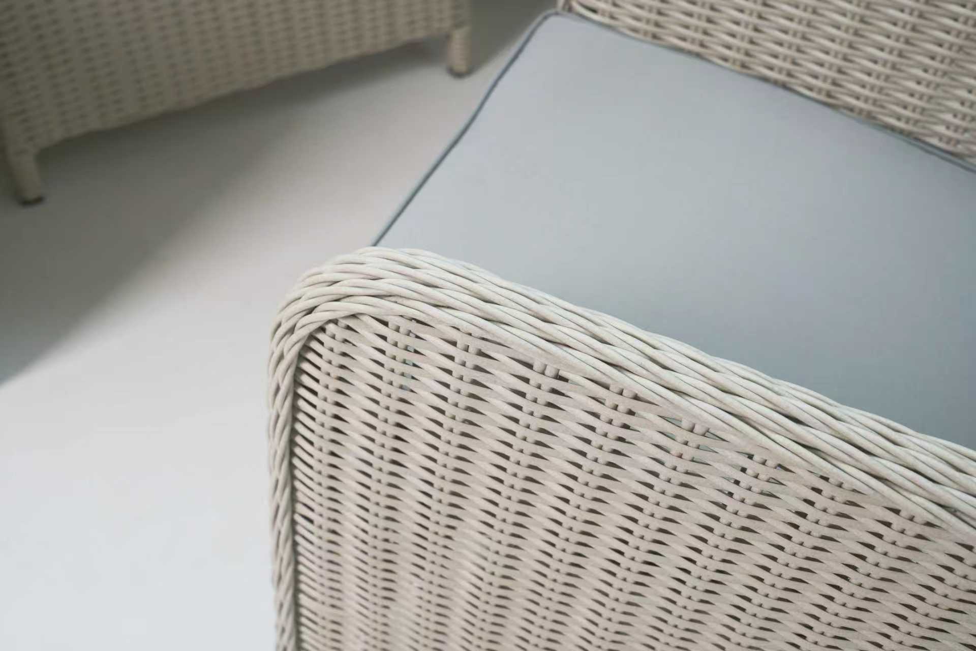 Antigua 8 Seat Oval Dining Set with Fire Pit - Delivery January 2026 - The Outlet Home