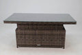 Antigua Corner Sofa Set with Rising Table Dark Grey - Pre-order due end of July - Order by 9th July for Free Parasol & Weather Cover - The Outlet Home