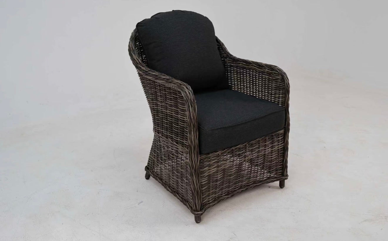 Antigua Elite Dark Grey Rattan Corner Sofa Set with Rise & Fall Fire Pit Dining Table - Pre-order due end of July - Order by 21st July for Free Parasol & Weather Cover (Copy) - The Outlet Home
