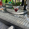 Antigua Luxury 8 Seat Dining Set with Lazy Susan - Pre - order due end of July - The Outlet Home