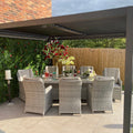 Antigua Luxury 8 Seat Dining Set with Lazy Susan - Pre - order due end of July - The Outlet Home