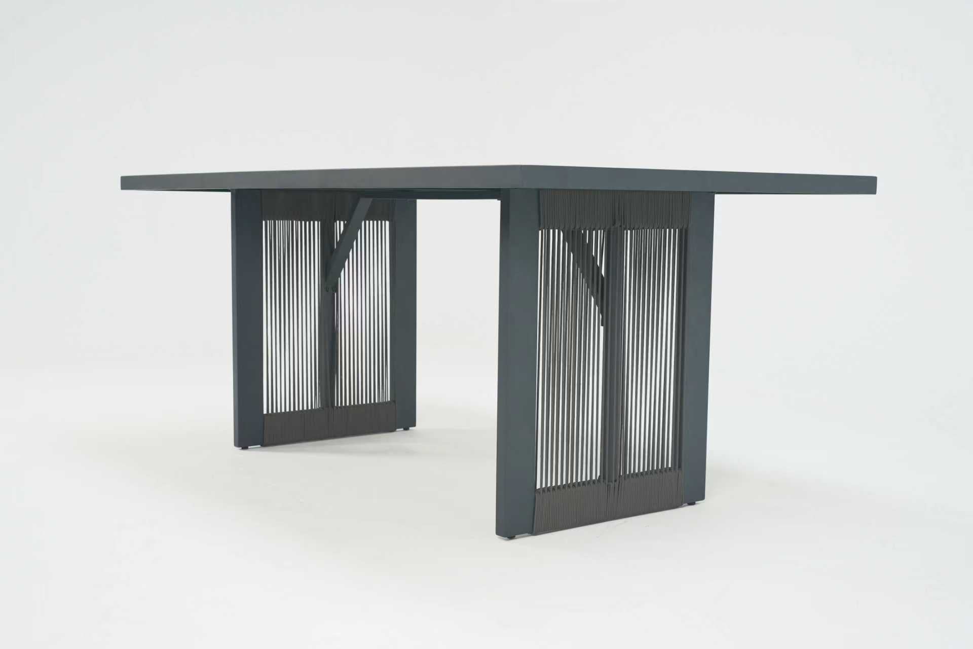 Aria Luxury Aluminium 6 Seat Dining Set - Pre - order March 2026 - The Outlet Home