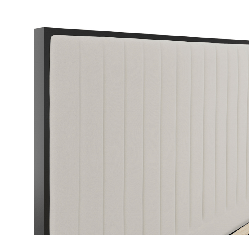 Arlo Luxury Cream Bed - The Outlet Home