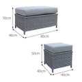 Ava Corner Sofa with Rise and Fall Fire Pit Dining Table - Order by 14th May for Free Parasol & Weather Cover - The Outlet Home
