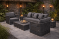 Bali Luxury Sofa Set Grey - Pre - order due May - Order By 12th March For Free Parasol & Weather Cover - The Outlet Home