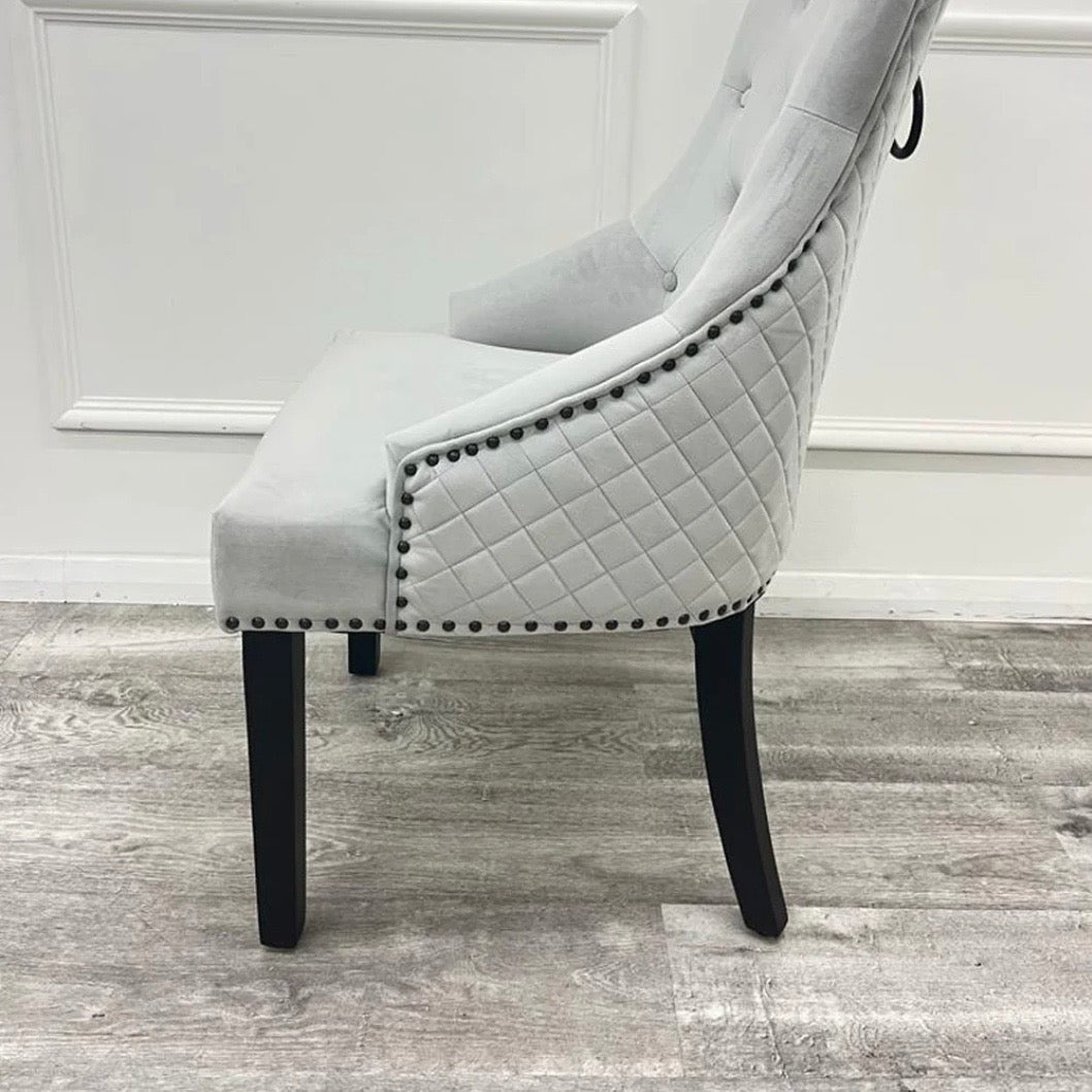 Bentley Black Leg Dining Chair - The Outlet Home