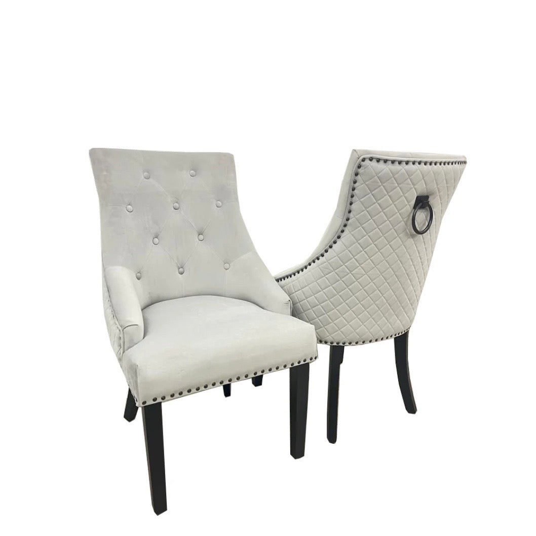 Bentley Black Leg Dining Chair - The Outlet Home