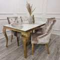Bentley Gold Dining Chair - The Outlet Home