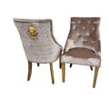 Bentley Gold Dining Chair - The Outlet Home