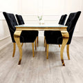 Bentley Gold Dining Chair - The Outlet Home