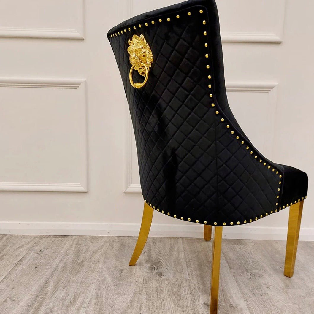 Bentley Gold Dining Chair - The Outlet Home