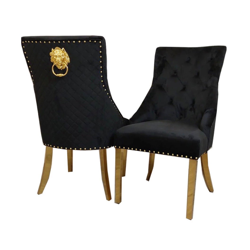 Bentley Gold Dining Chair - The Outlet Home