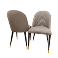 Brand New Alba Leather Dining Chair - The Outlet Home