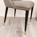 Brand New Alba Leather Dining Chair - The Outlet Home