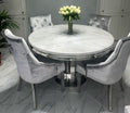 Brand New Arianna Round Dining Set - The Outlet Home