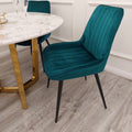 Brand New Dido Velvet Dining Chair - The Outlet Home