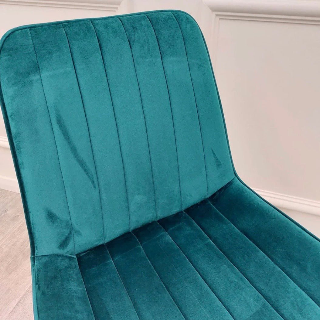 Brand New Dido Velvet Dining Chair - The Outlet Home