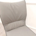 Brand New Flora Leather Dining Chair - The Outlet Home