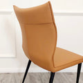 Brand New Flora Leather Dining Chair - The Outlet Home