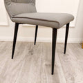 Brand New Flora Leather Dining Chair - The Outlet Home