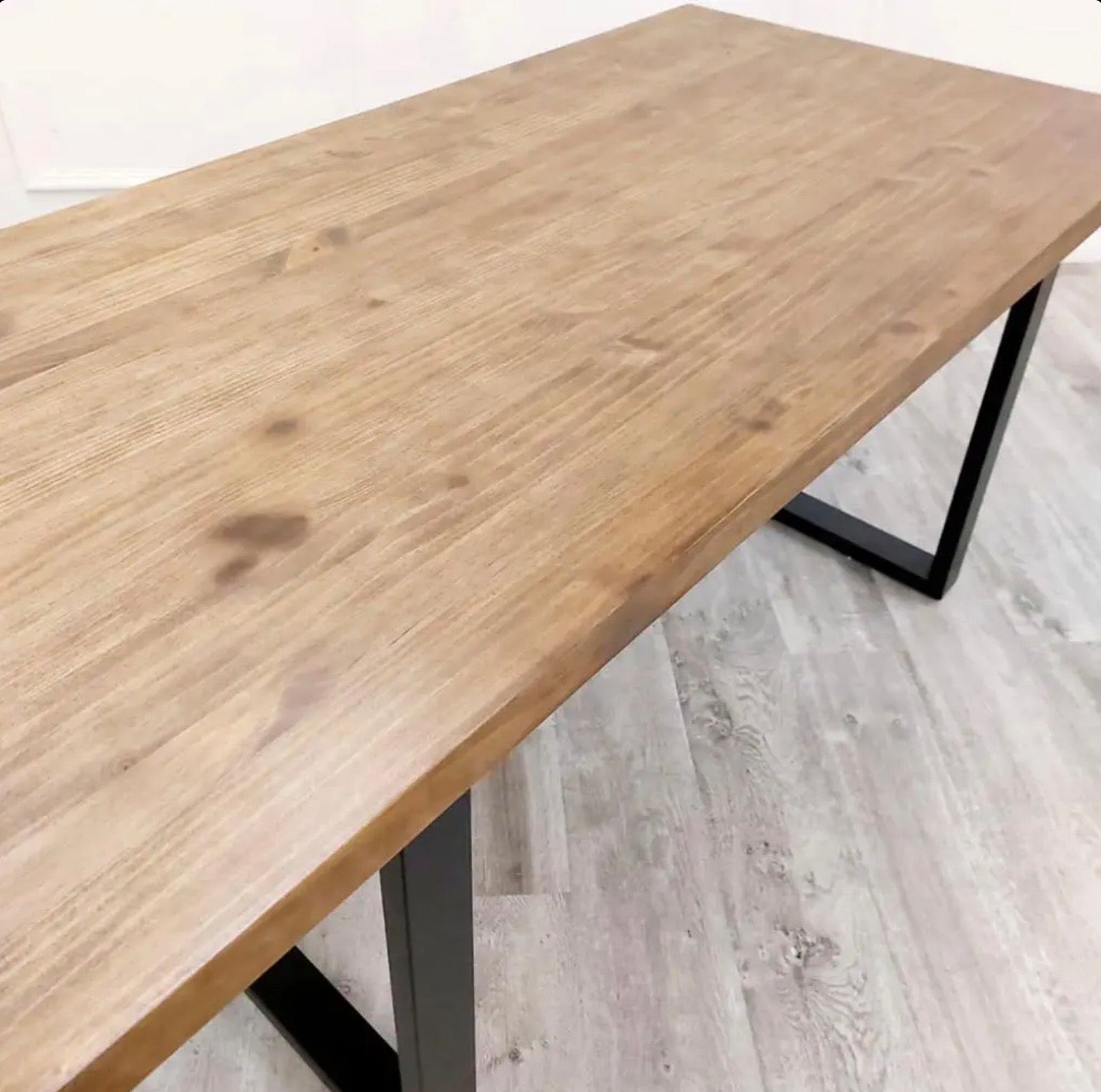 Brand new Freya 1.8 Dining Table Solid Wood with 4 or 6 Etta Chairs - The Outlet Home