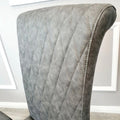 Brand New Nicole Dark Grey Dining Chair - The Outlet Home