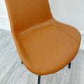 Brand New Remus Leather Dining Chair - The Outlet Home