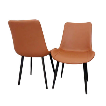 Brand New Remus Leather Dining Chair - The Outlet Home