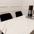 Brand New Titus 1.4m Black Dining Table with Sintered Stone Top - The Outlet Home