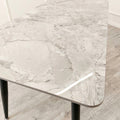 Brand New Titus 1.4m Black Dining Table with Sintered Stone Top - The Outlet Home