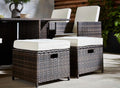 Cambridge 8 Seat Brown Cube Set - The Outlet Home
