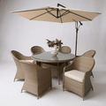 Capri 6 Seat Dining Set - The Outlet Home
