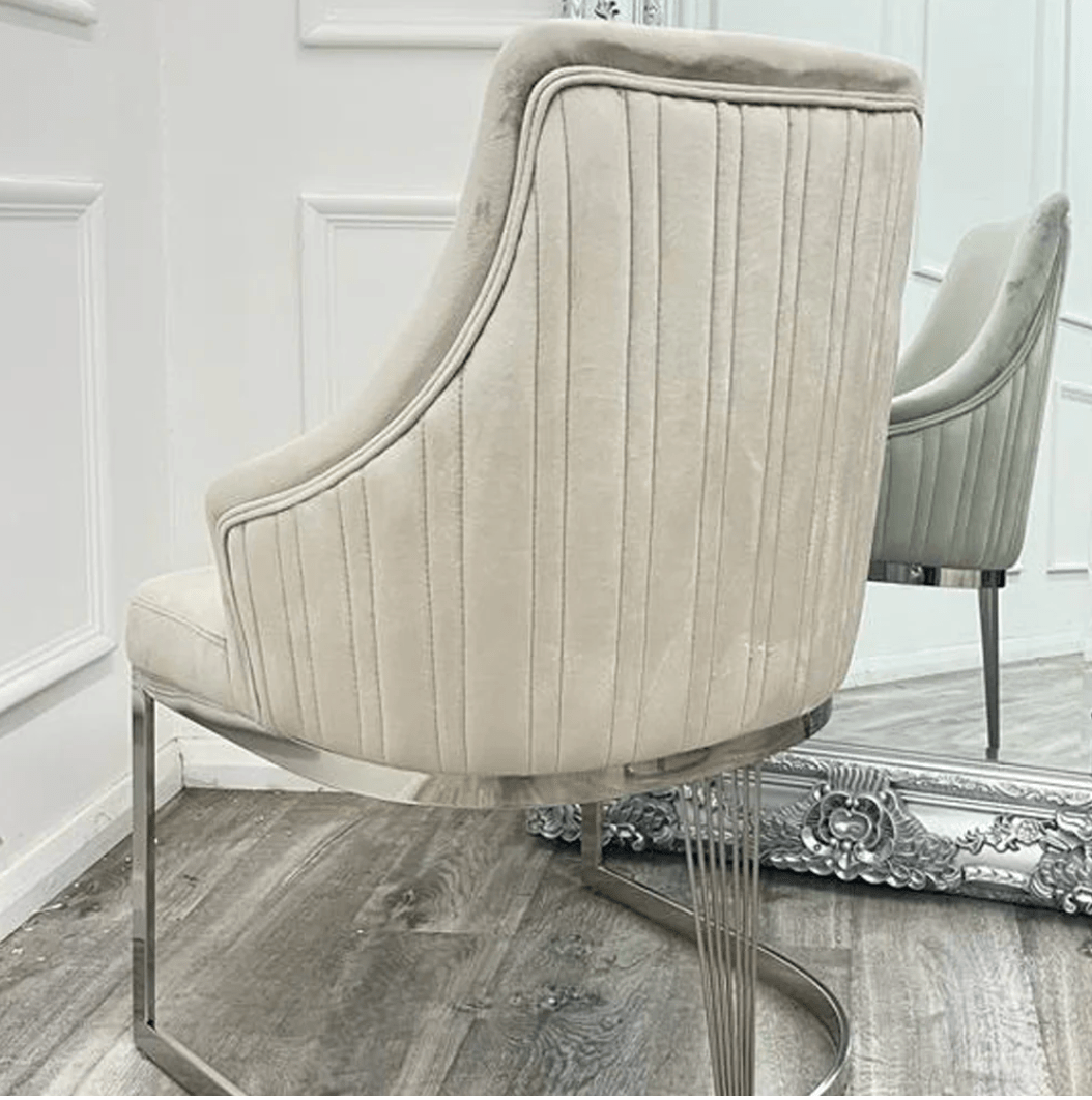 Chelmsford Velvet Dining Chair - The Outlet Home